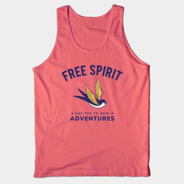 Free Spirit Tank Top by RainbowAndJackson